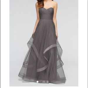 Watters gown with shawl